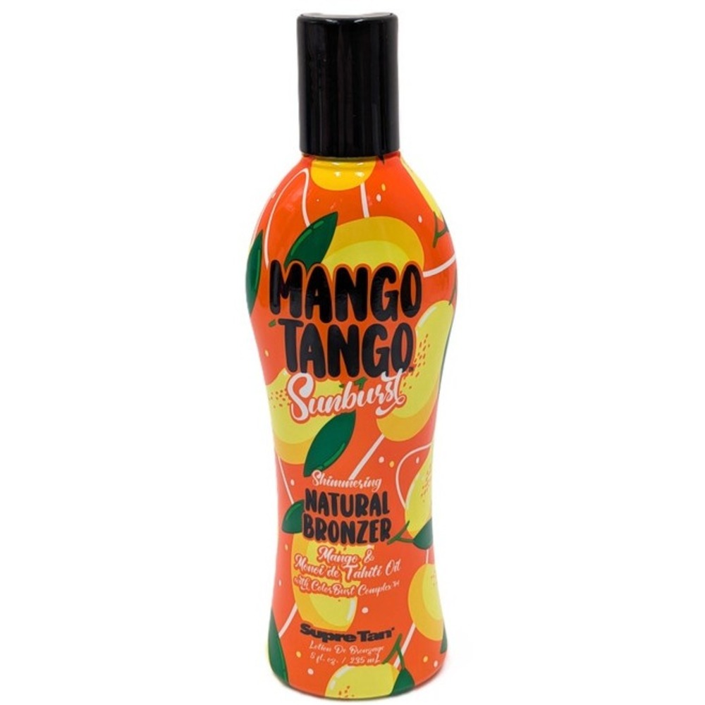 Supre Tan Mango Tango Sunburst Shimmering Natural Bronzer Tanning Lotion 8oz